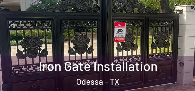  Iron Gate Installation Odessa - TX